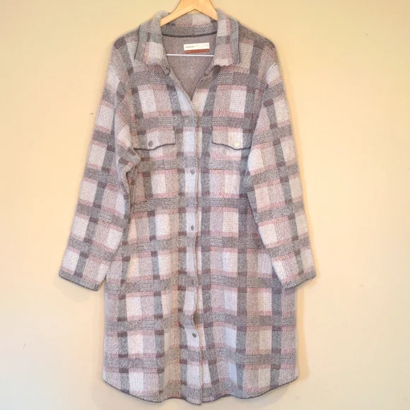 Pilcro ELiza Eyelash Sweater Jacket Size XL - Picture 2 of 11